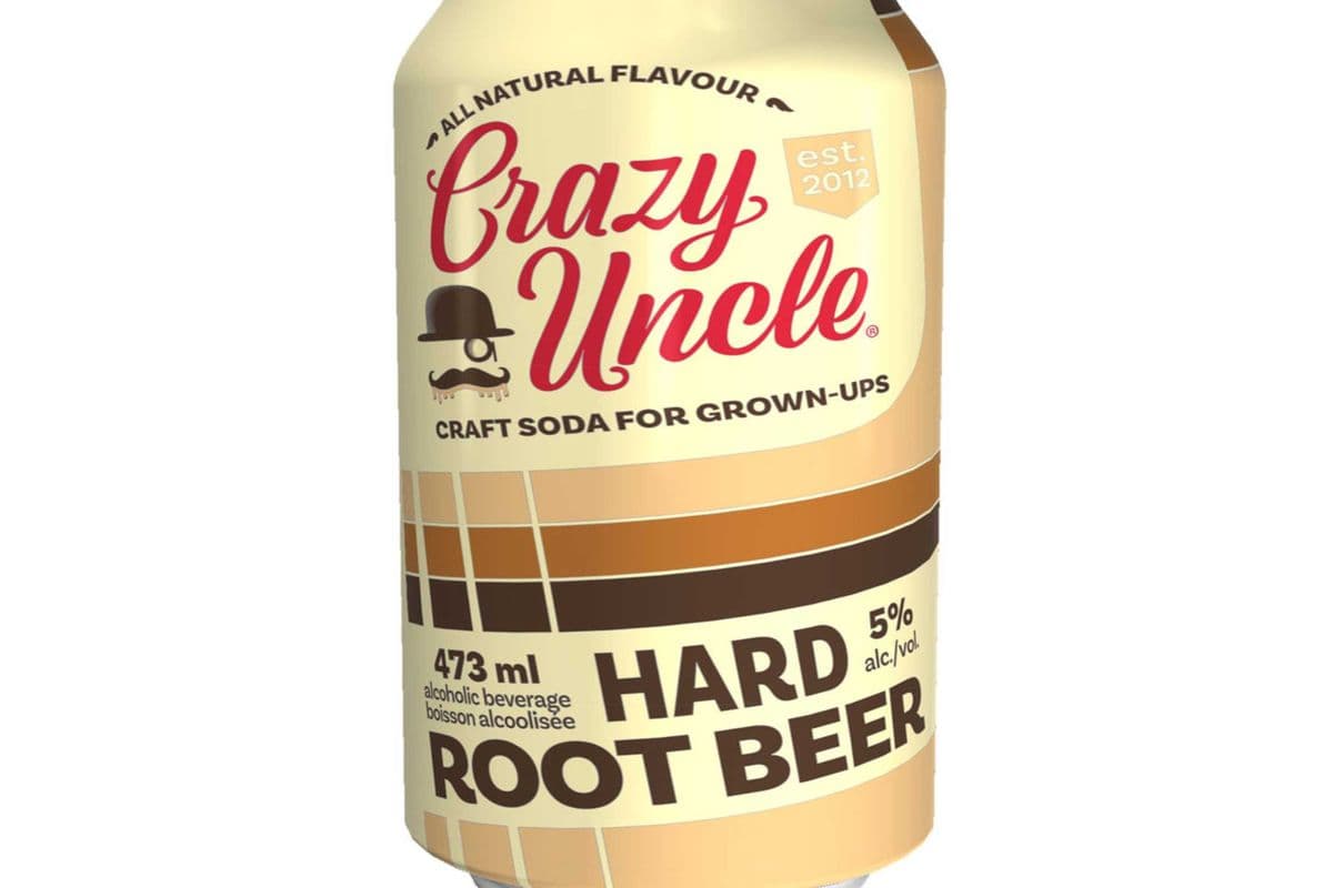 Crazy Uncle Hard Root Beer (473ml Can) (1 x 473 ML )