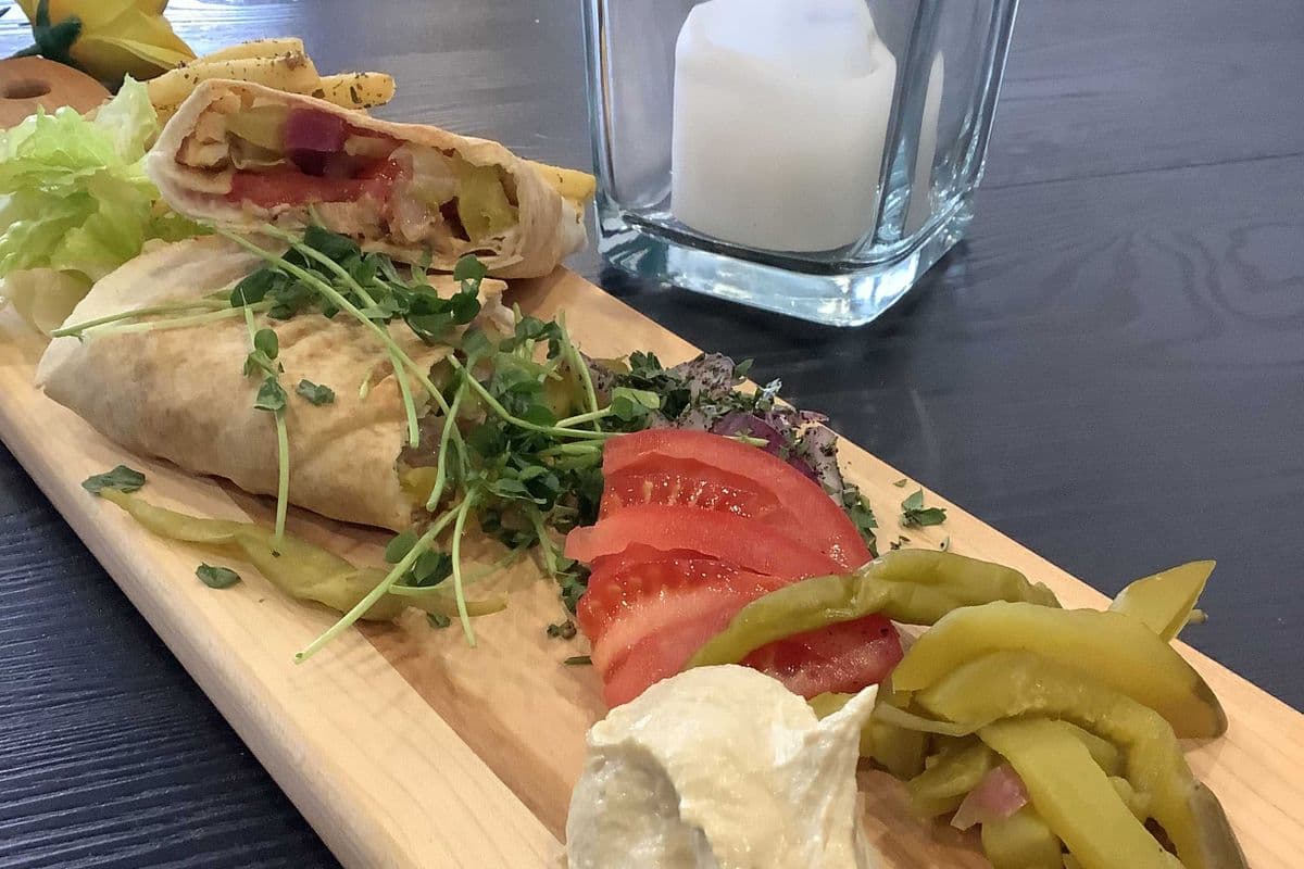 Pita Shawarma poulet / Pita Chicken Shawarma