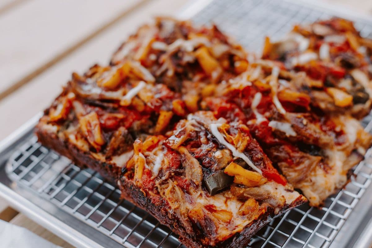 Smokey Hawaiian Pizza
