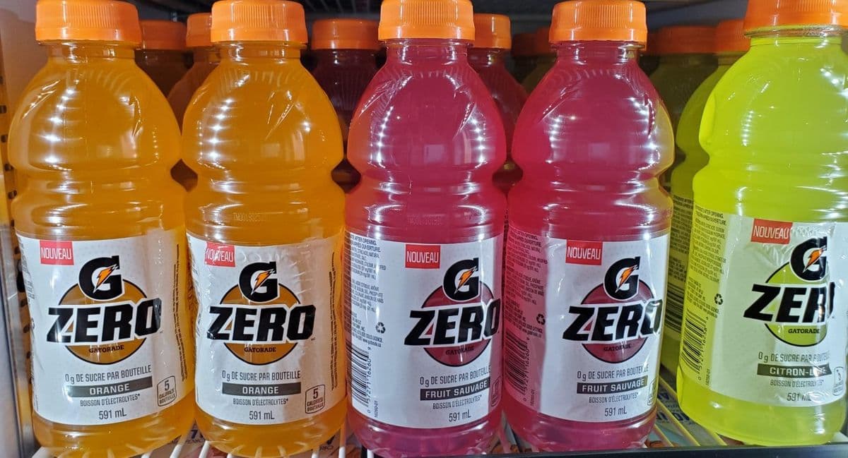 Gatorade Zero and G2