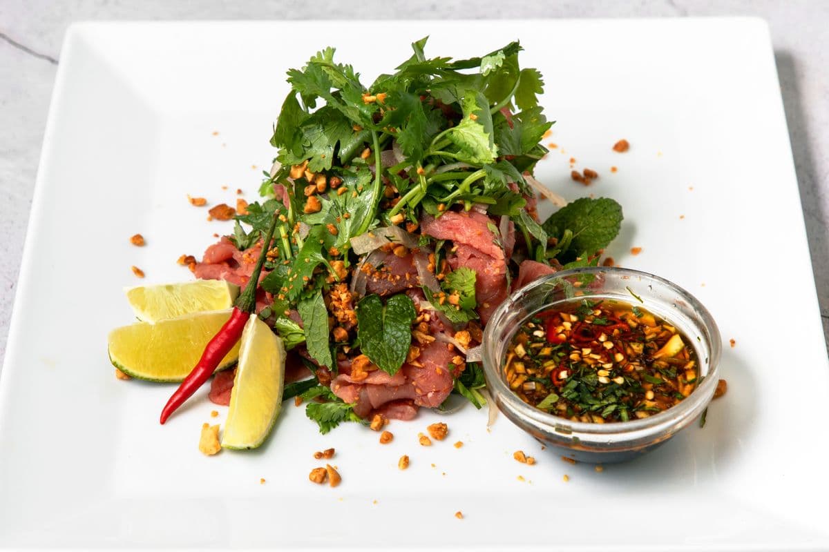 Rare Beef Carpaccio - Bo Tai Chanh