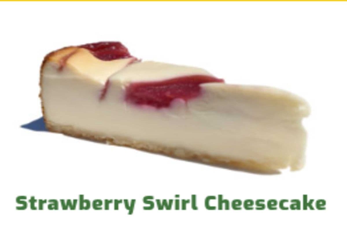 Strawberry Swirl Cheesecake (3 oz)