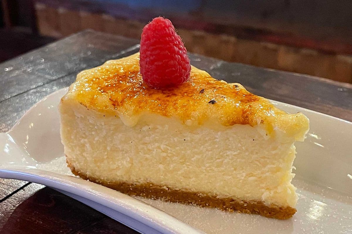 Crème Brûlée Cheesecake By The Slice