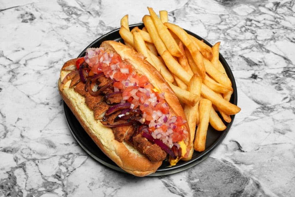 Bruschetta Chicken Cheese Steak