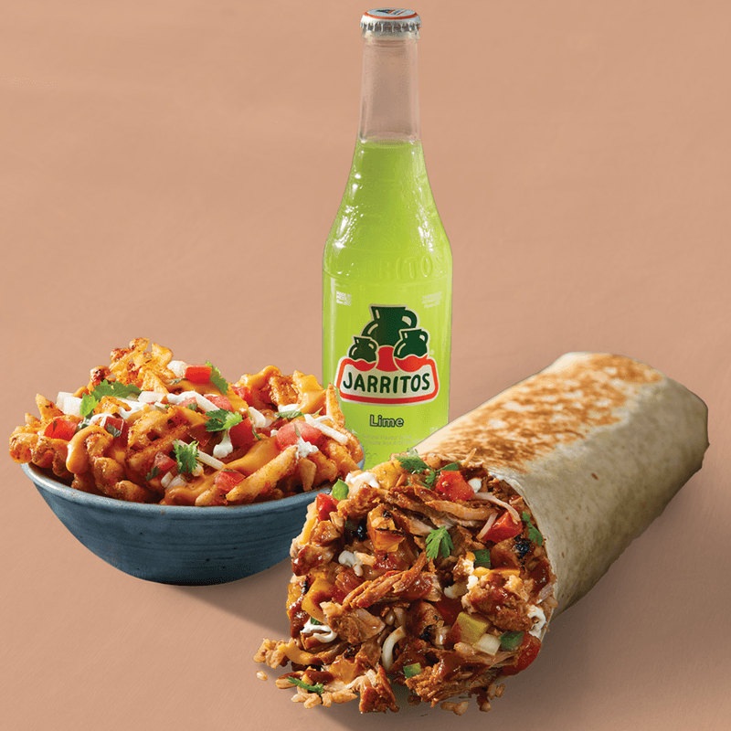 Spiced Mercado Fries and Fan Fav Burrito Combo / Frites Mercado épicées et burrito Fan Fav Combo