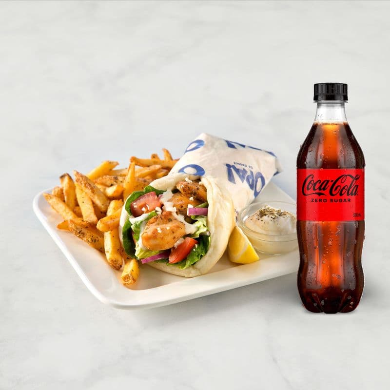 Pita Wrap Meal Combo
