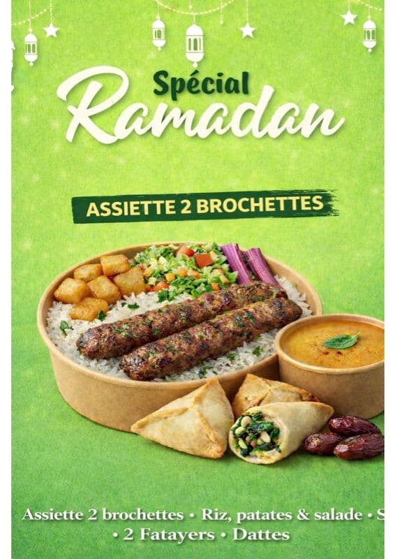 Special Eid - 2x Brochettes au choix