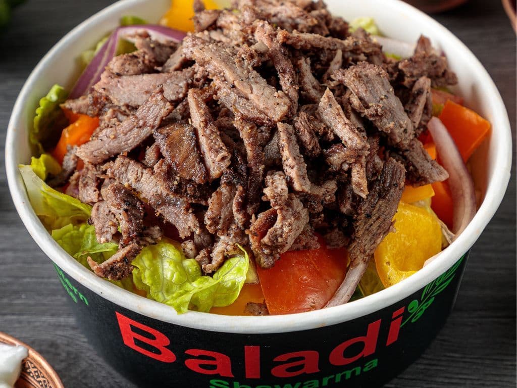 Beef Shawarma Salad Bowl