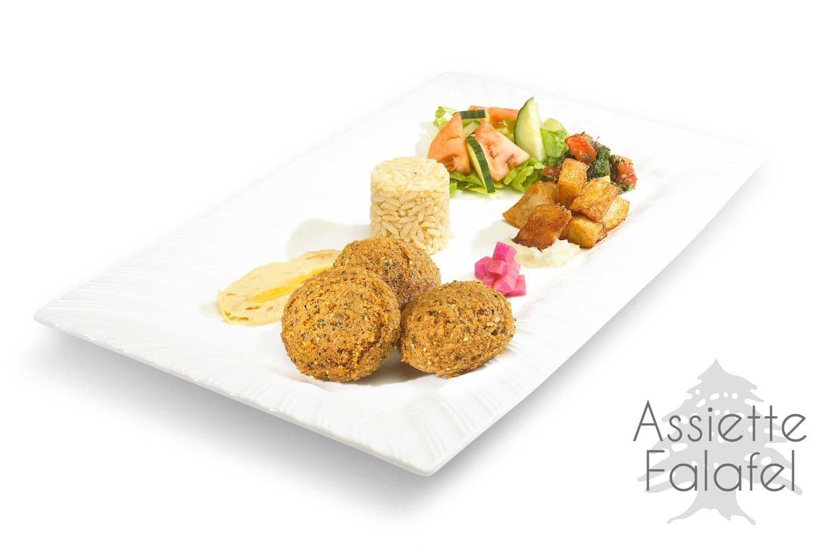 Assiette de falafel / Plate of falafel