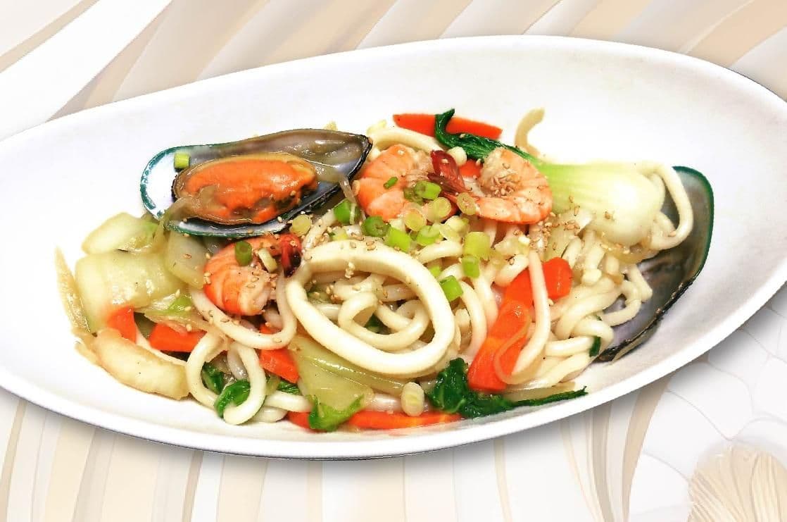 Seafood Stir Fried Udon / 海鮮炒烏冬