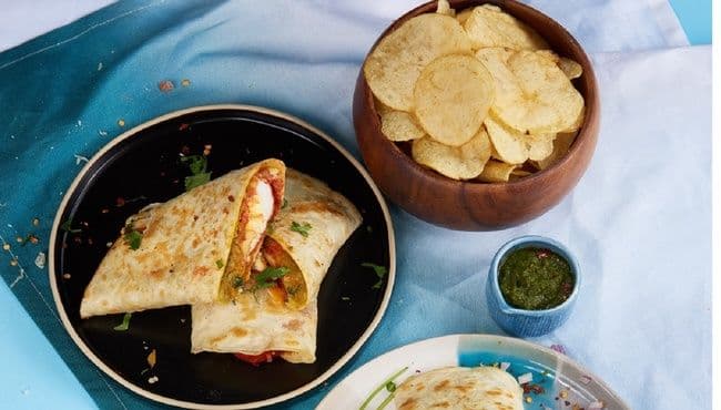 TANDOORI EGG FRANKIE