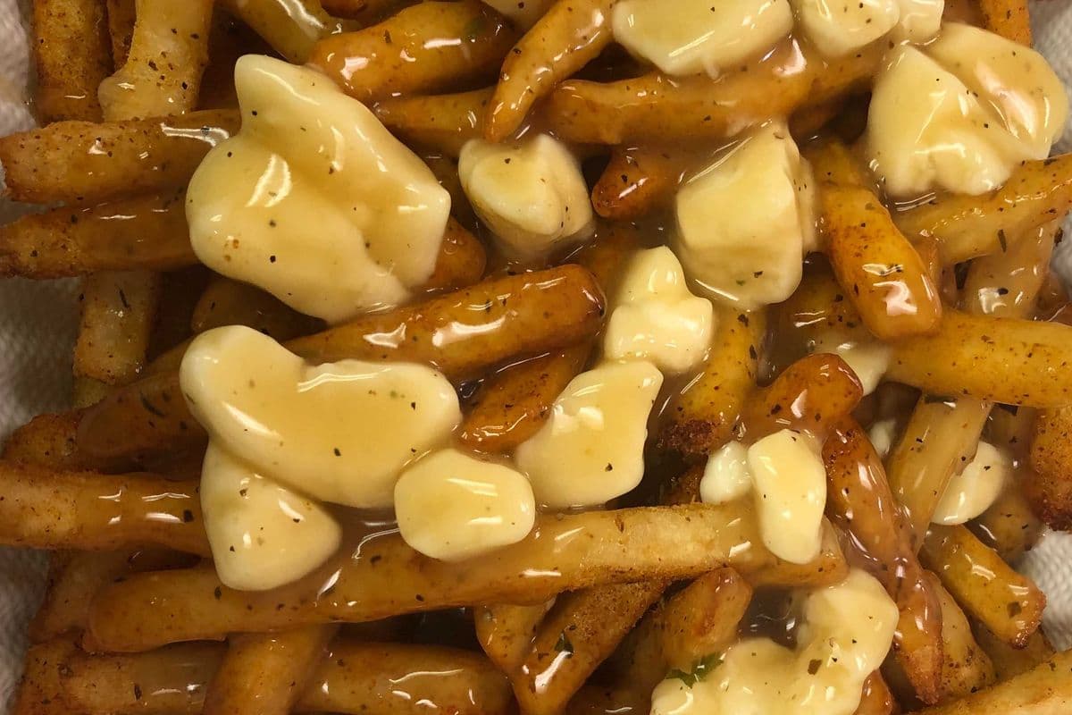 large Cajun poutine
