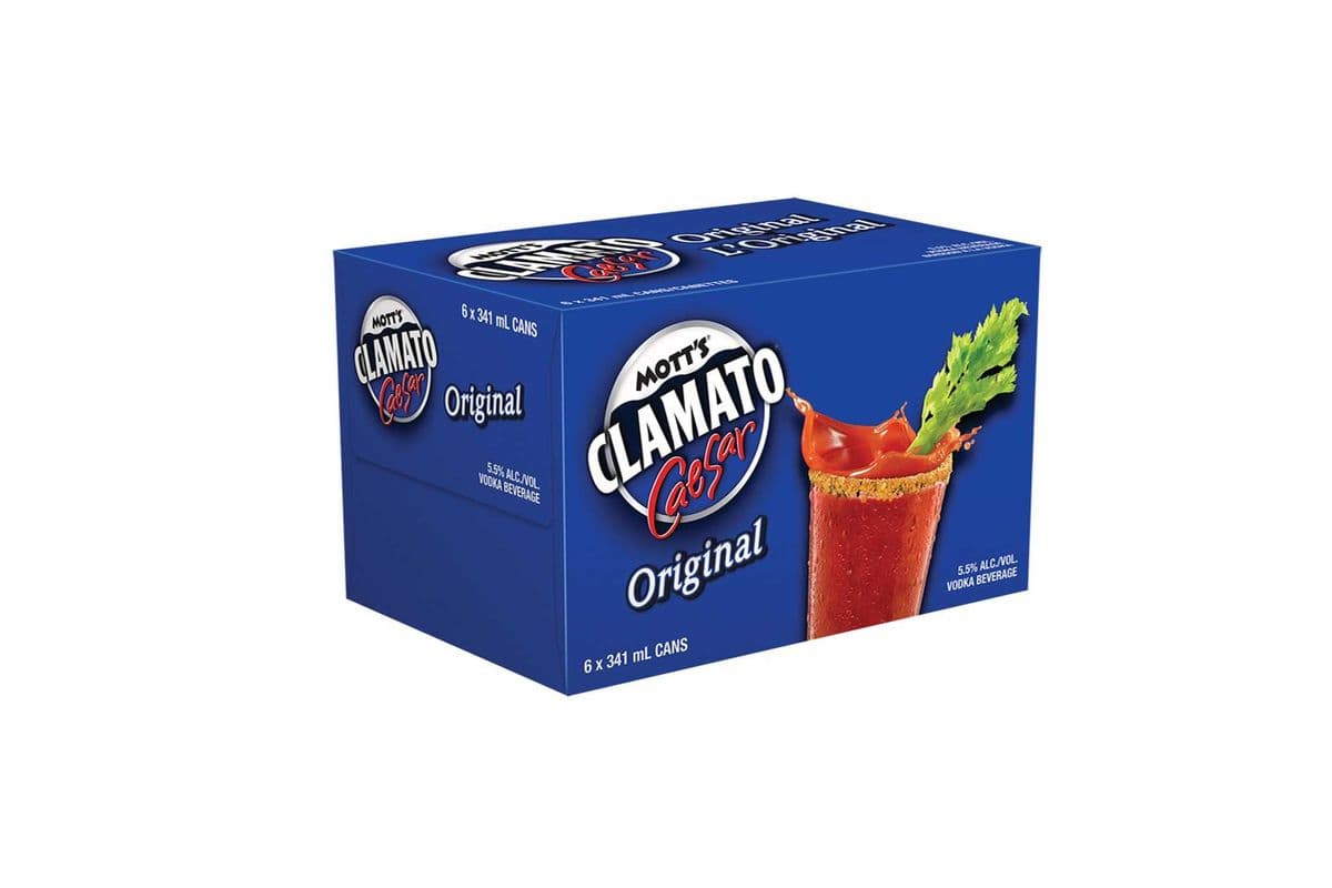 893059 - MOTT'S CLAMATO CAESAR ORIGINAL (6 x 341 ML (CANS))