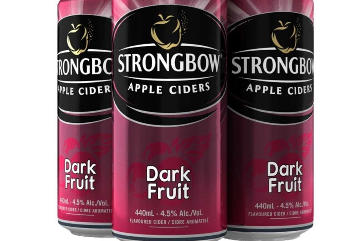 Strongbow Apple Ciders Dark Fruit (4 x 440 ml Cans)