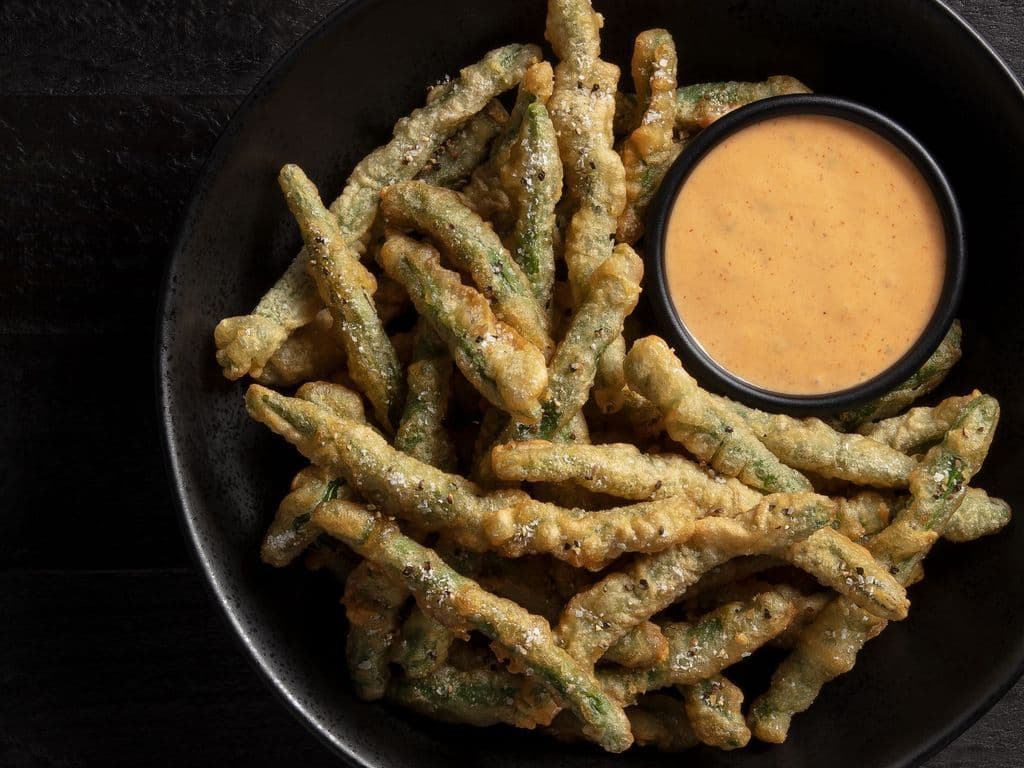 Haricots verts piquants à l'ail / Spicy Green Beans with Garlic
