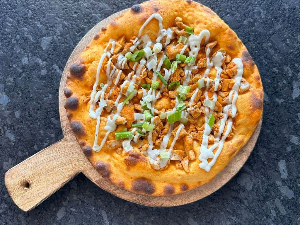 Buffalo Chicken Manakish