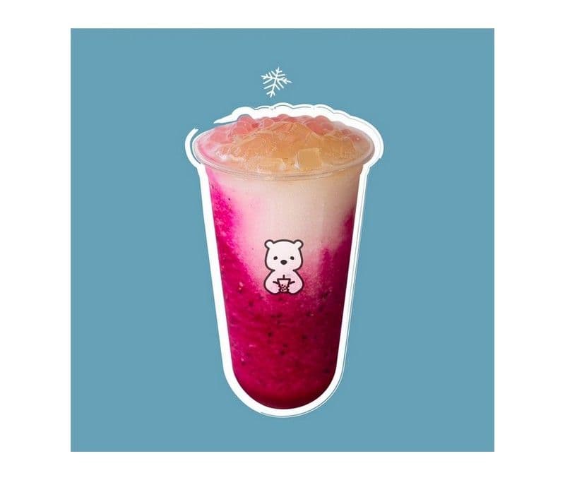D7. Dragon Lychee with Honey Boba and Aloe / D7. Dragon Litchi Boba au Miel et Aloès