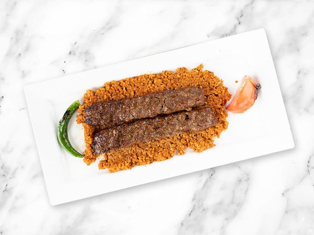 Lunch Special Beef Adana Kebap (2 skewers)