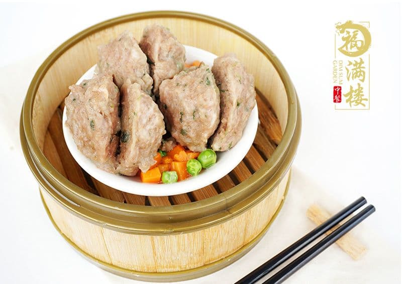 4. Steamed Beef Meat Balls (3 pcs)