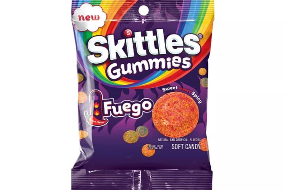 Bonbons gélifiés Skittles Fuego sucrés et épicés 164g