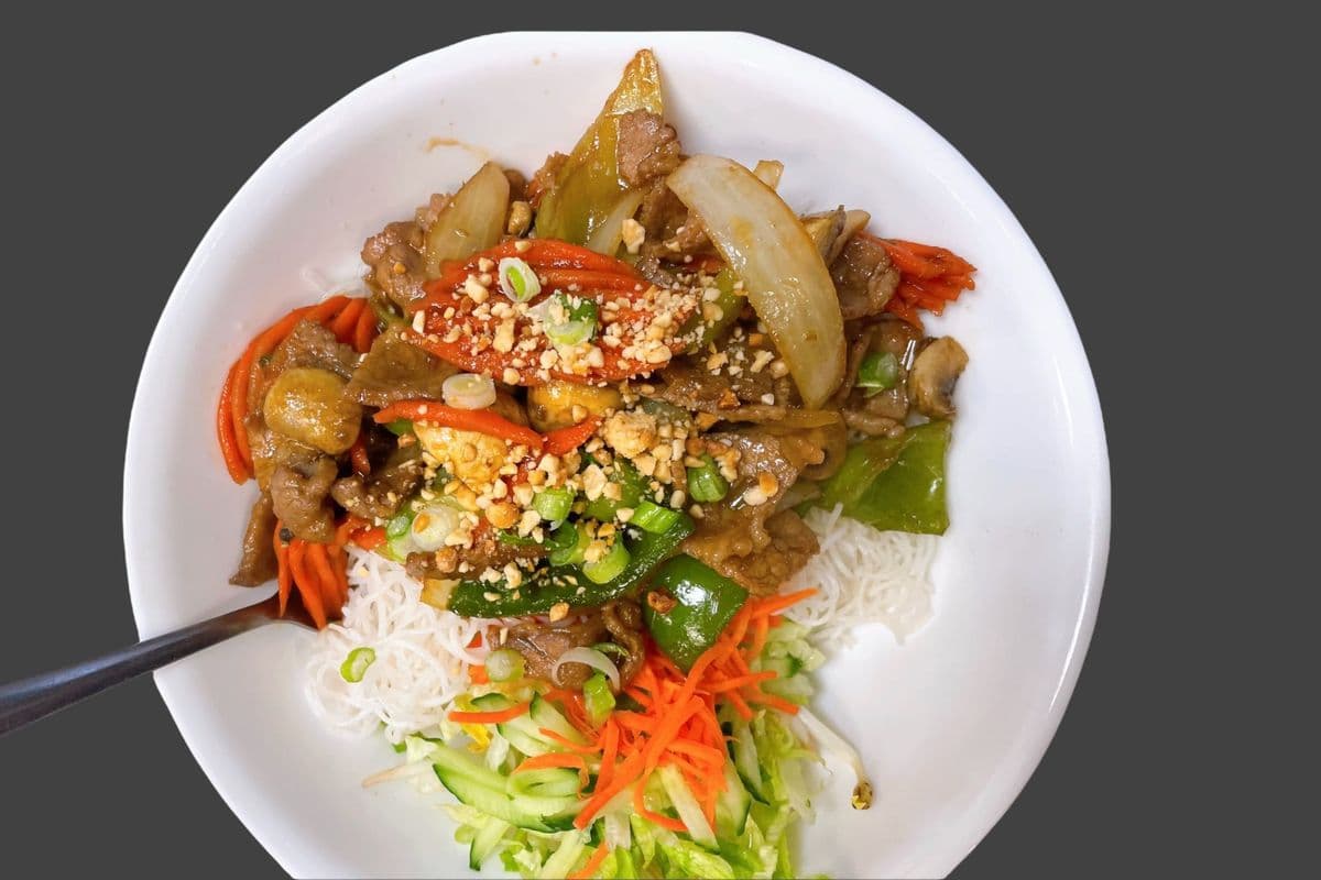 Wok- Fried one protein Bowl