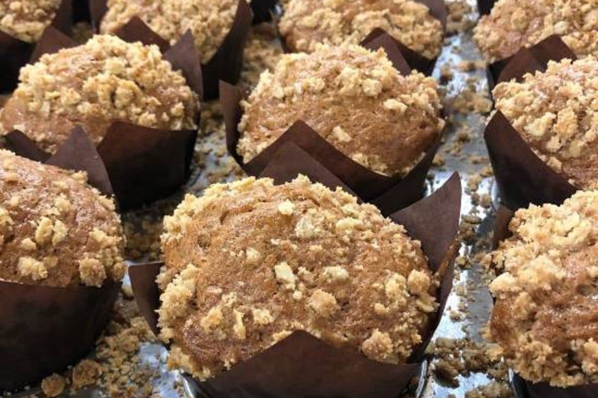 Carrot Oat Crumble Muffin