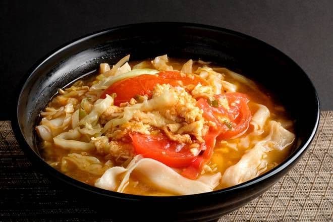 Noodle with Tomato and Fried Egg in Soup 西红柿鸡蛋汤面