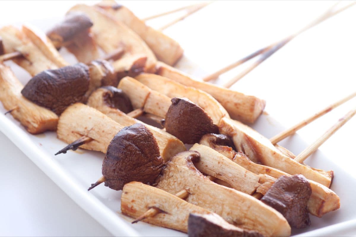 Eryngii mushroom (2 skewers)