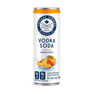 Cottage Springs Ontario Peach Vodka Soda (1 Can x 355 mL)