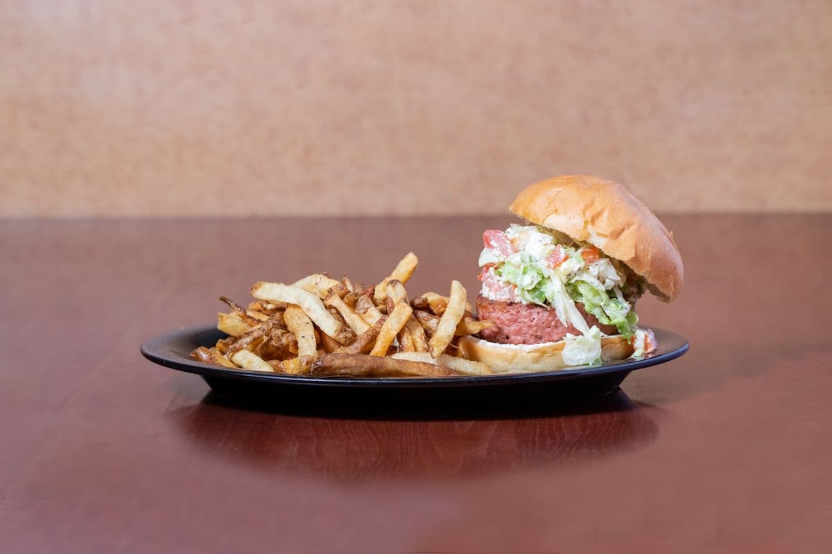 Greek Vegetarian Burger