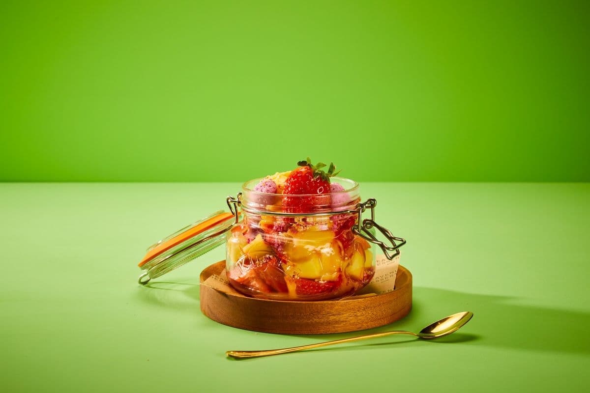 Mango, Strawberry and Coconut