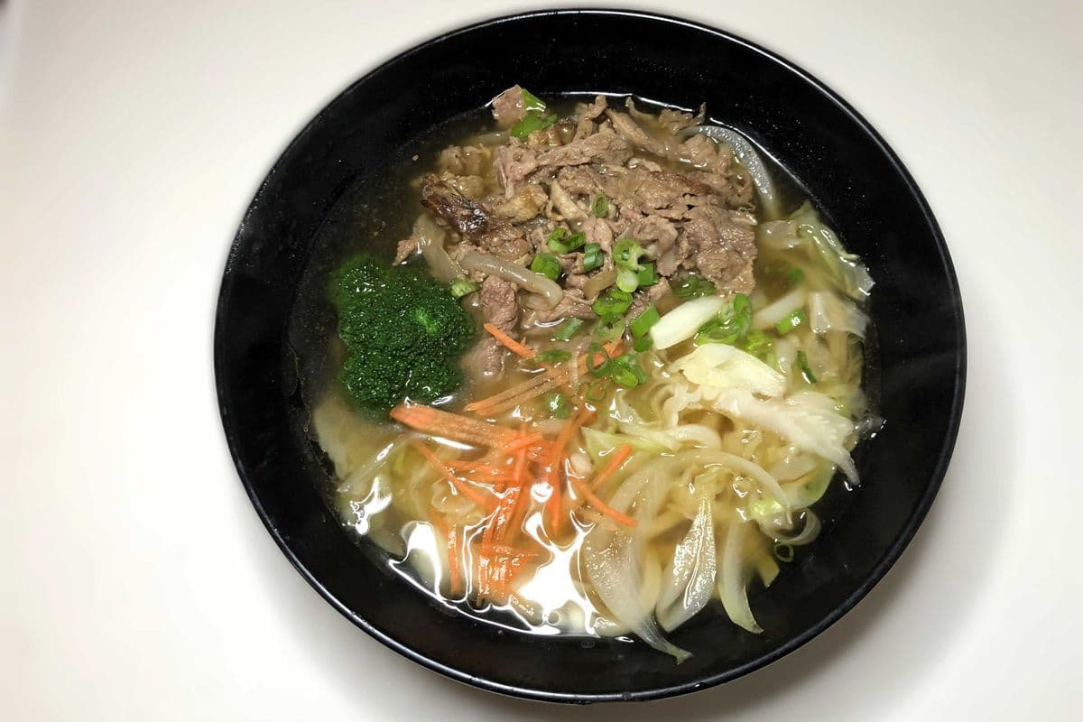 Beef Udon (Japanese Noodle Soup)