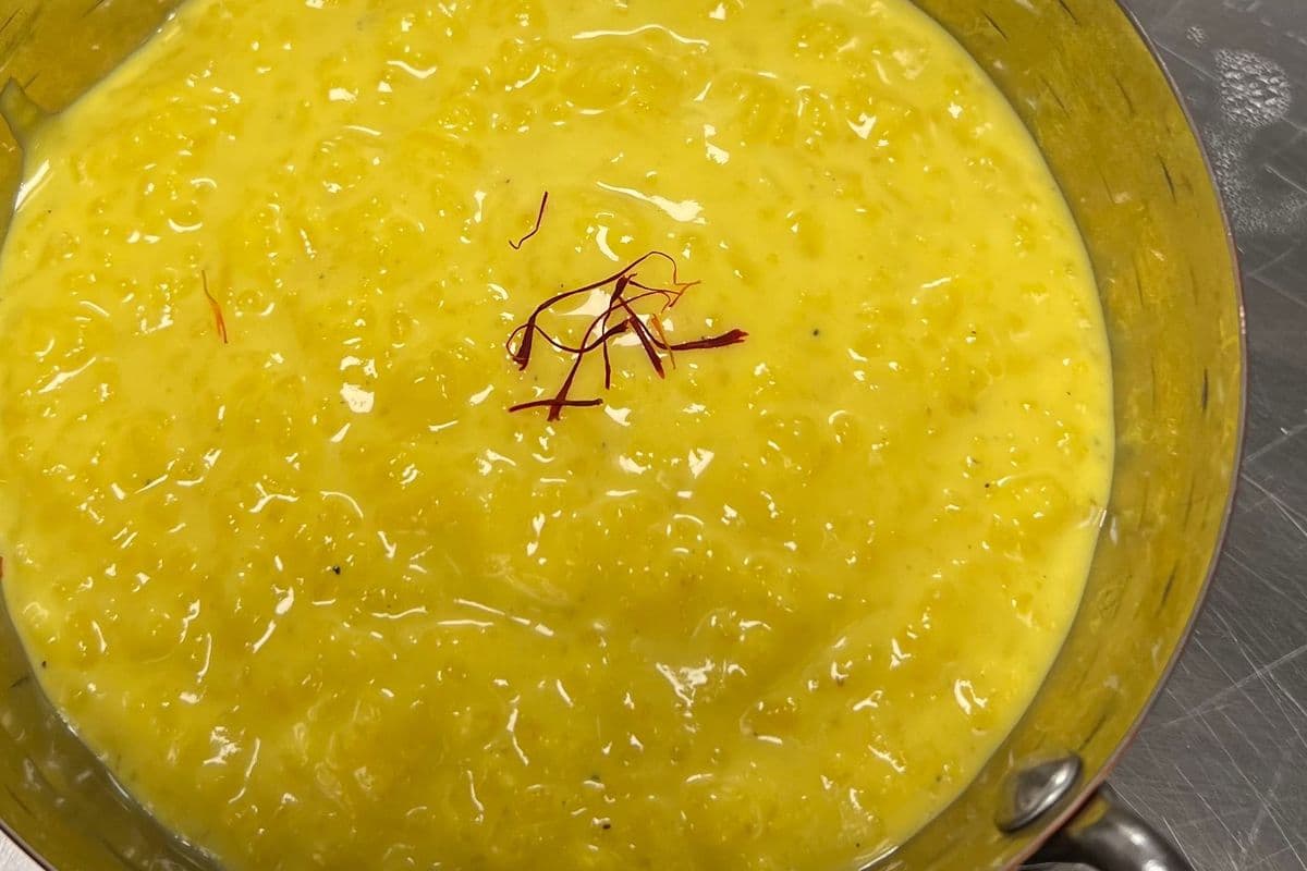 Saffron Rice Pudding
