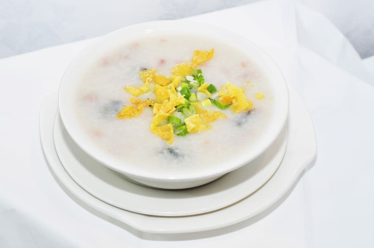 78. Congee with Pork and Preserved Egg