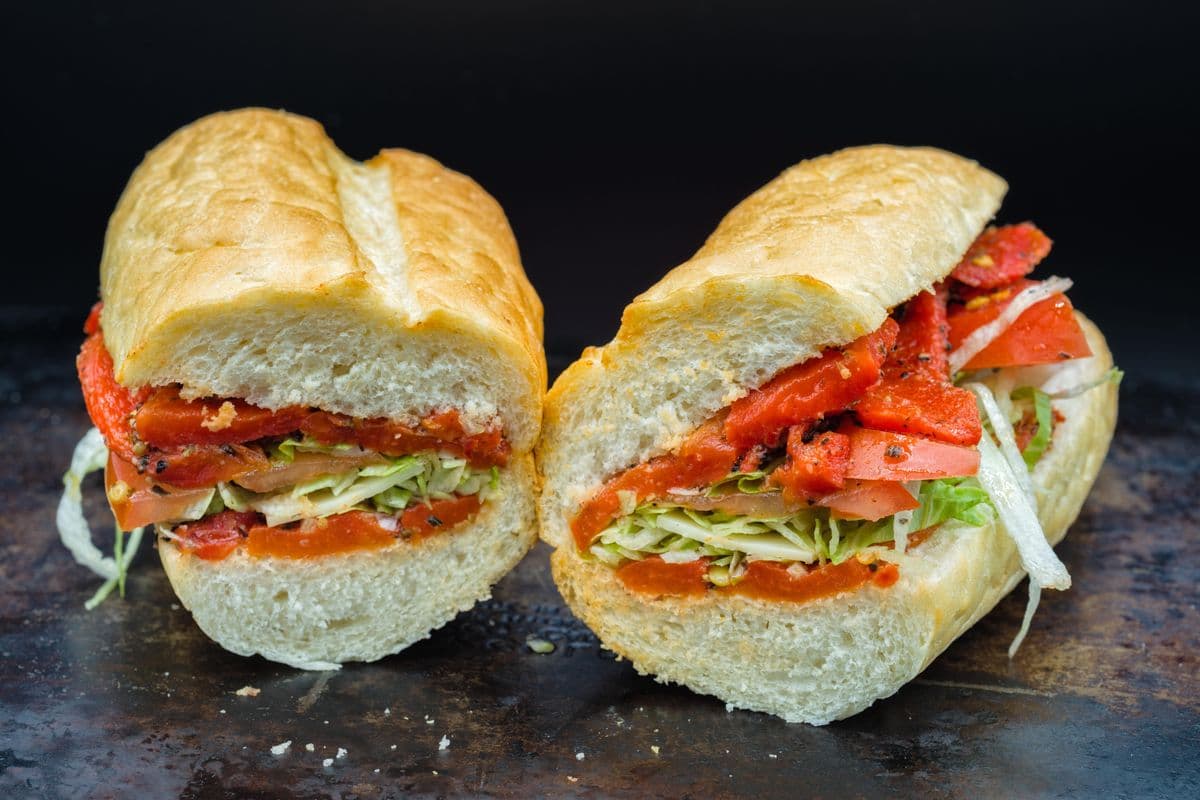 Roasted Red Pepper Sandwich