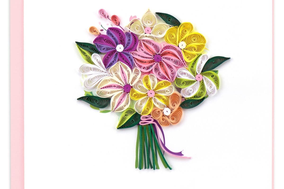 Floral Bouquet Greeting Card BL1163