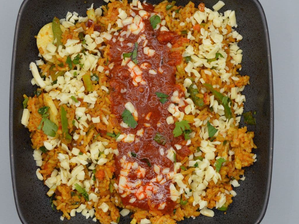 Volcano Rice ( Without Eggs )