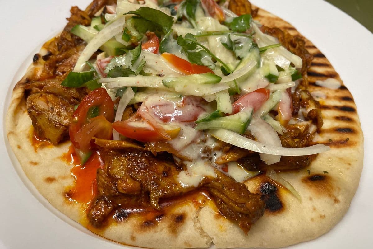 Spicy Naan Wraps