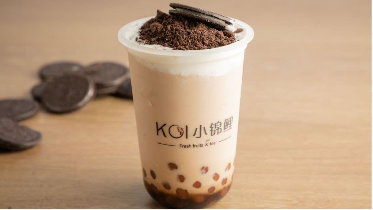 Oreo Milk Tea Smoothie