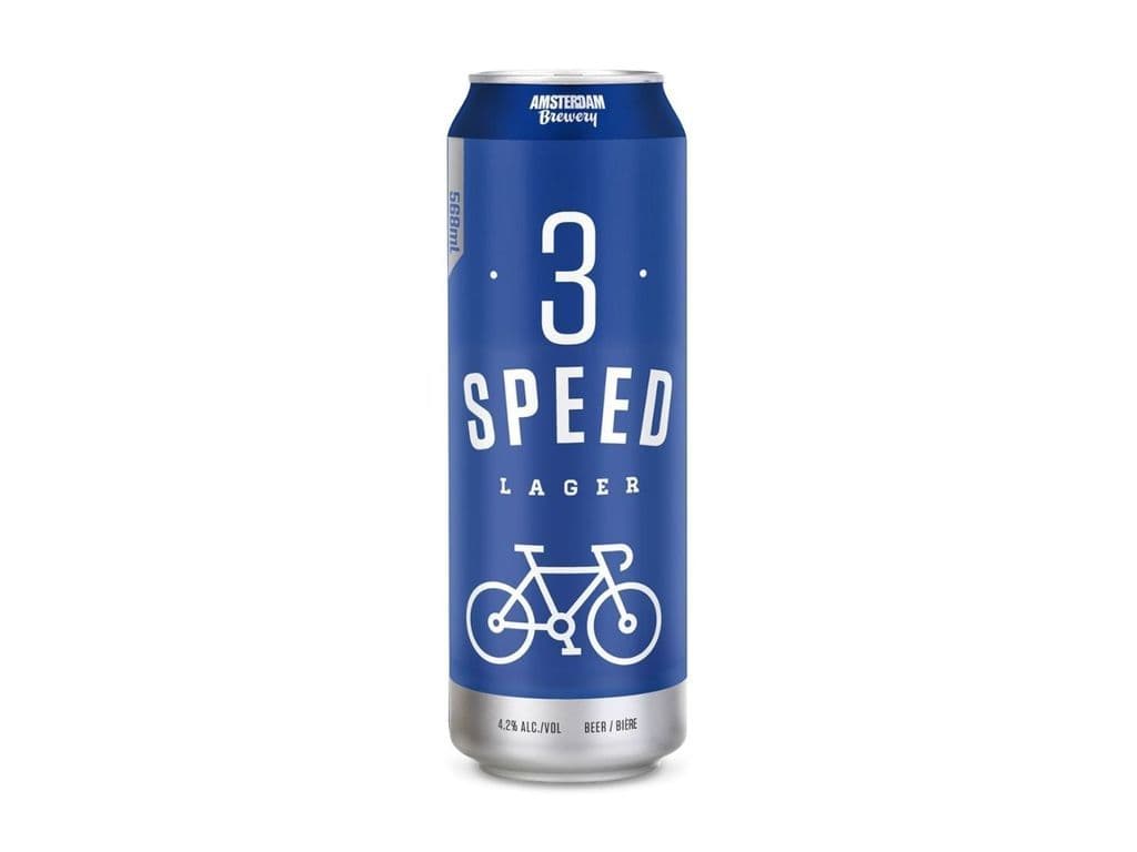 Amsterdam 3 Speed Lager, 568ml beer (4.2% ABV)