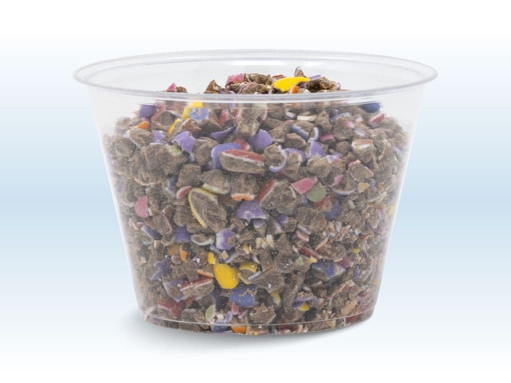Smarties émiettés / Crushed Smarties