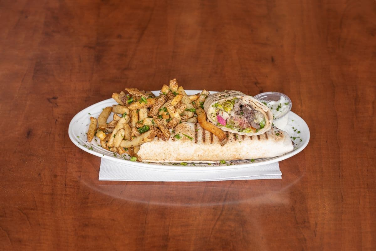 Beef Shawarma Wrap Combo