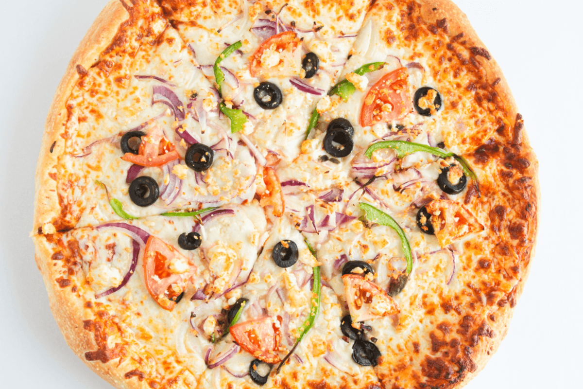 Petite pizza à la Grecque