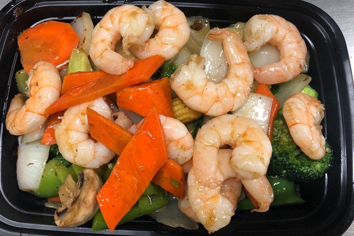 23. Shrimp and Mixed Vegetables 炒大虾杂菜