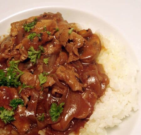 Satay Beef with Rice 馳名沙爹牛肉飯