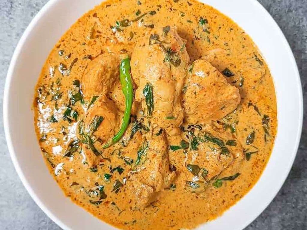 Methi Malayi Chicken