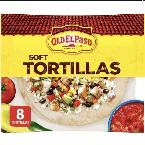 Old El Paso Flour Tortillas Large 334g