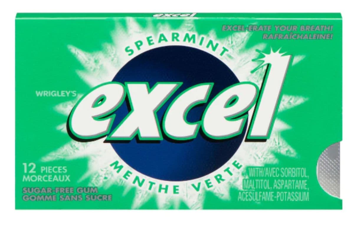 Excel Spearmint Gum (280 g)