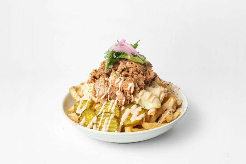 Slowly Braised Pork Shoulder Poutine