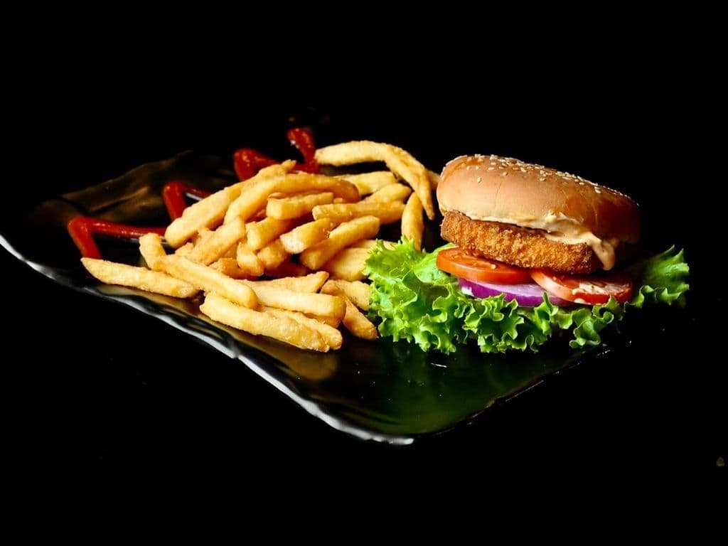 Punjabi Paneer Burger - OO